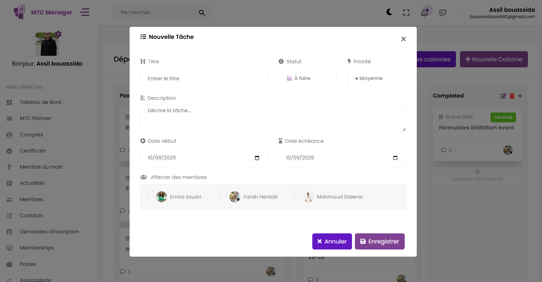 Admin Dashboard